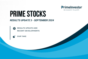 Prime Stocks: Results update 3 for quarter ending September 2024