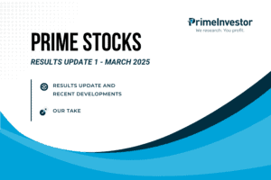 Results update - for quarter ending (1)