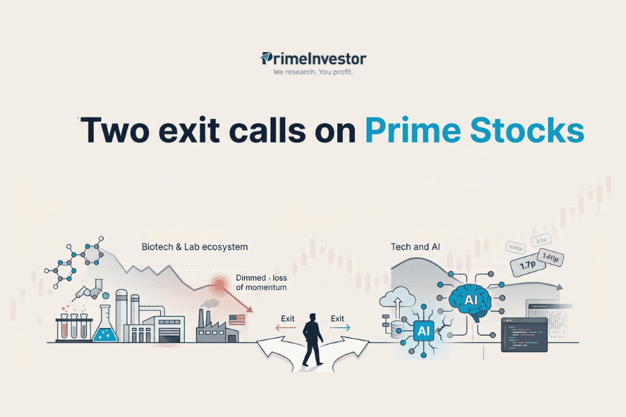 Two exit calls on Prime Stocks