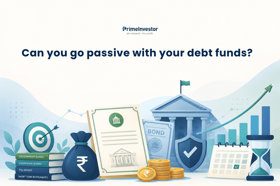 Can you go passive with your debt funds